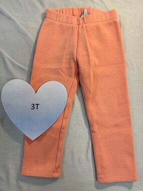 GAP Toddler fleece lined Coral Pants/leggings